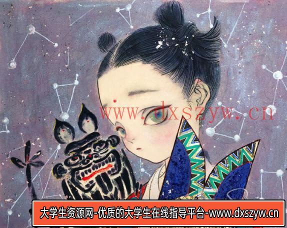 猫君大白2019岩彩手绘技法古风人物绘制【画质还行】-大学生资源网