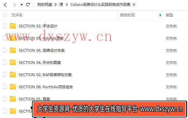 Coloso品牌设计从实践到完成作品集【画质高清只有视频】平面设计-大学生资源网