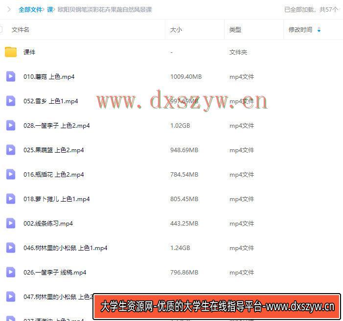 图片[2]-欧阳贝钢笔淡彩花卉果蔬自然风景课2023【画质不错有课件】-大学生资源网网创