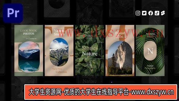 旅行Instagram社交媒体展示模版 Travel Instagram Reels-大学生资源网
