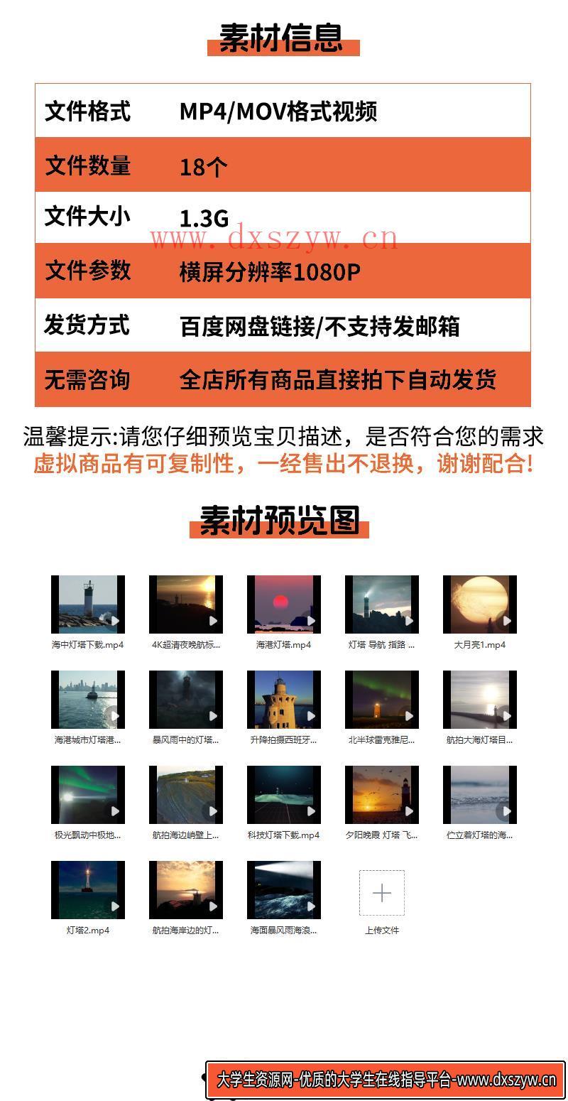 图片[2]-海上灯塔海港城市灯塔港口导航灯大海中灯塔绿色极光灯塔视频素材-大学生资源网