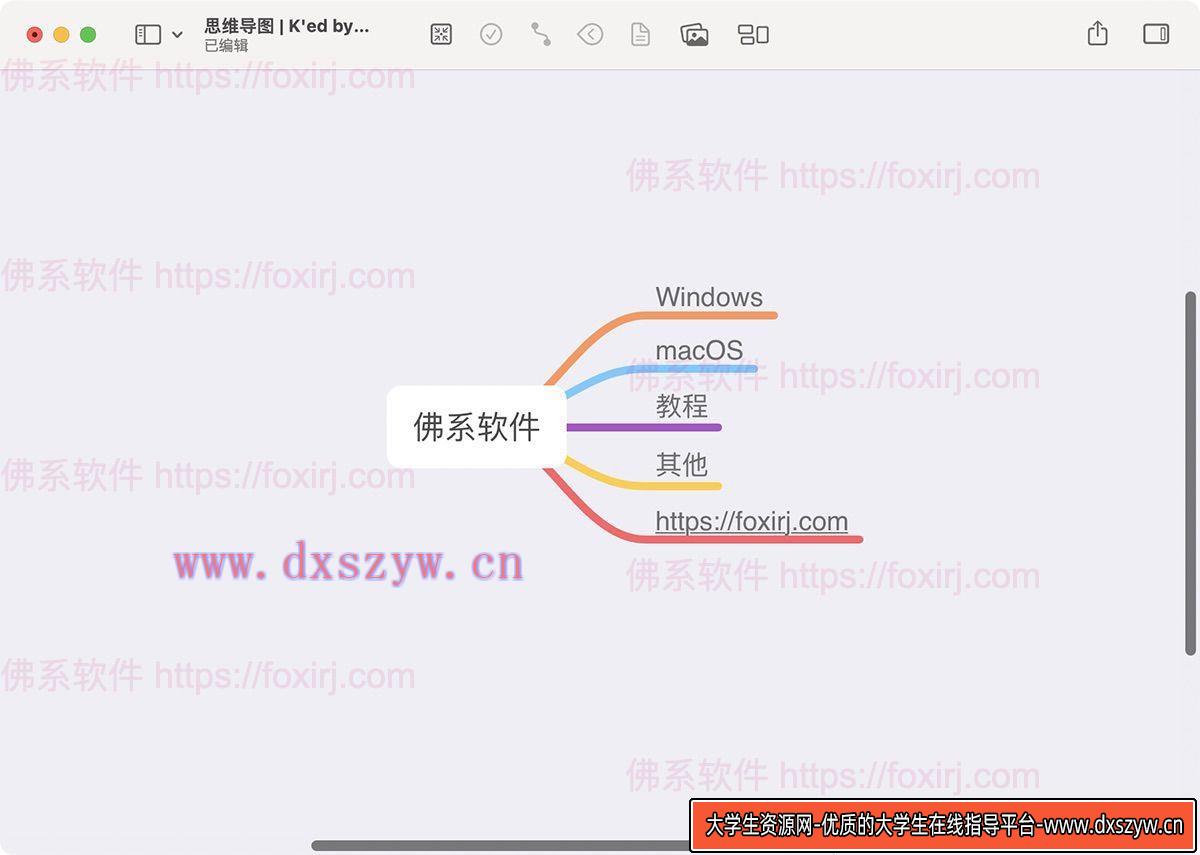 MindNode Next 2024.5 MAS 思维导图与头脑风暴-大学生资源网